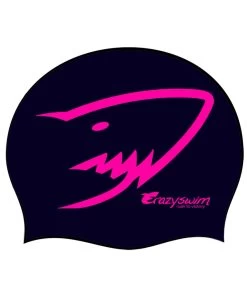 BONNET - BASIC CRAZY - BLEU MARINE/ROSE FLUO