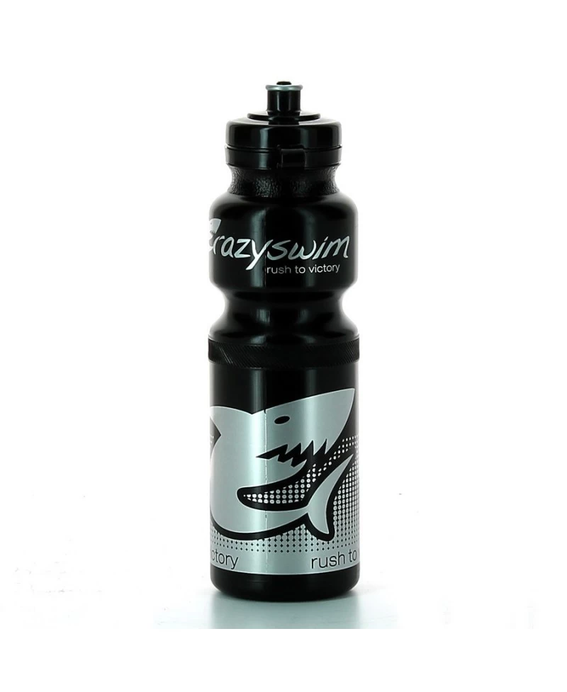 GOURDE - CRAZY WATER BOTTLE - NOIR/ARGENT