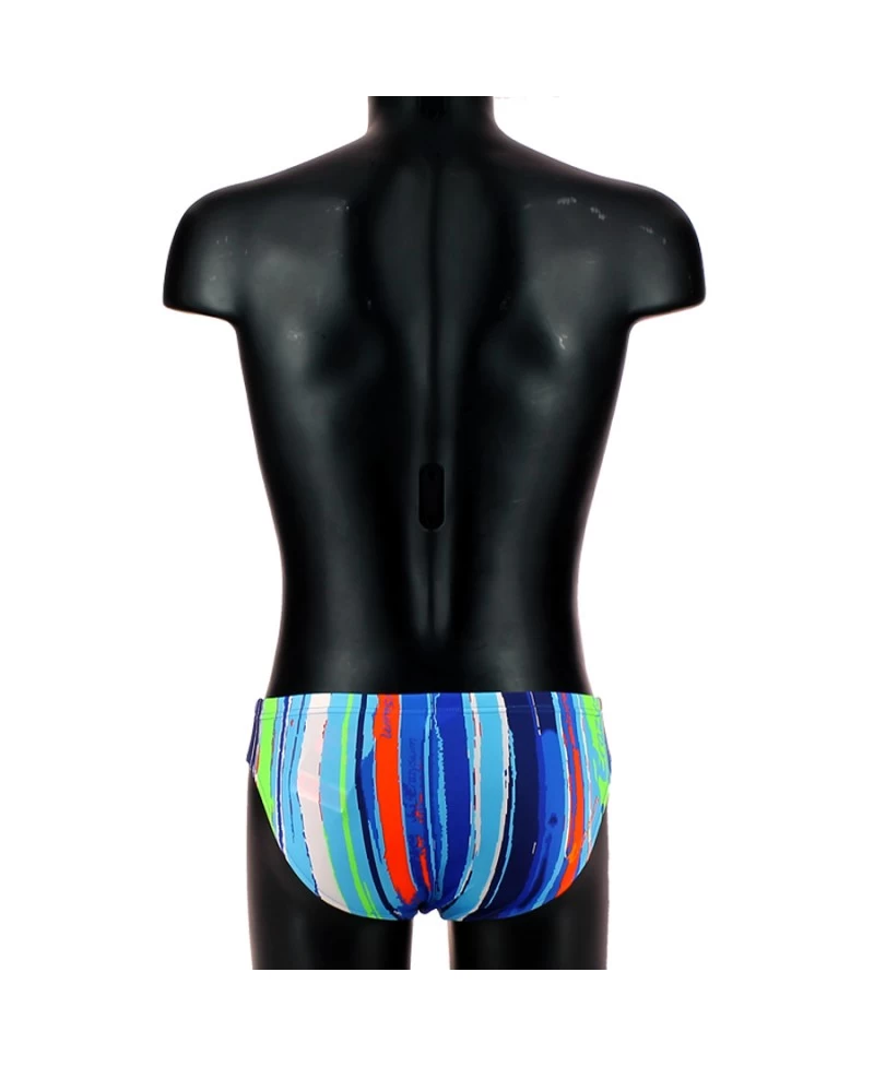 CRAZY STRIPES SLIP - BLEU – Image 2