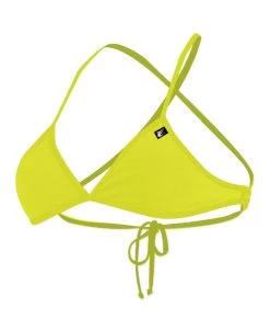GLENNA TRIANGLE TIE BACK - JAUNE FLUO