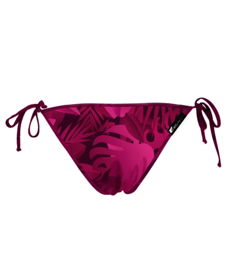 LEAVES FOREST TIE SIDE BRIEF - ROSE CERISE – Image 2
