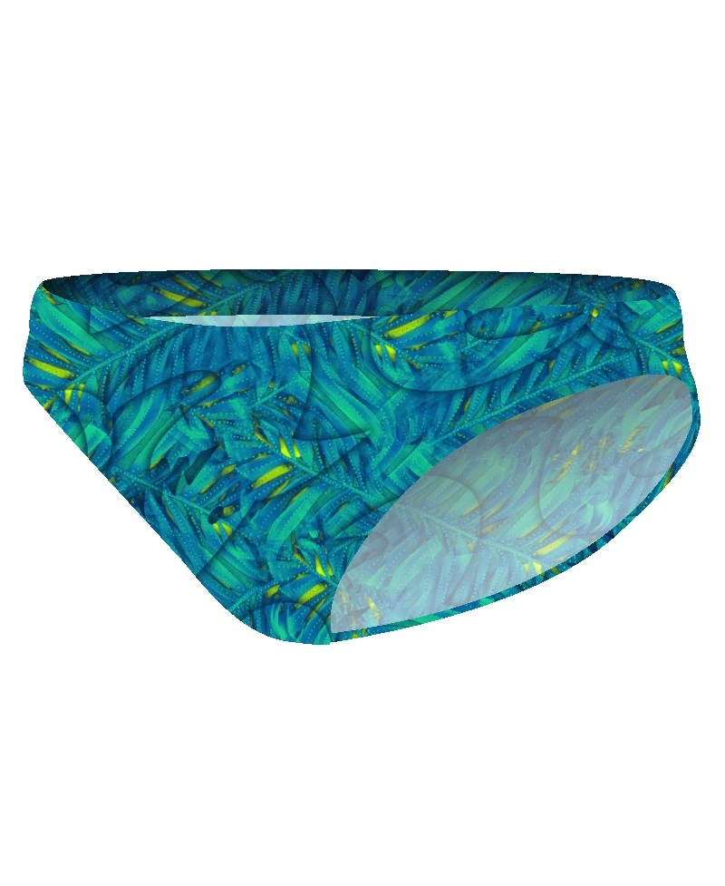 MAD FERN BIKINI BRIEF - BLEU LAGON