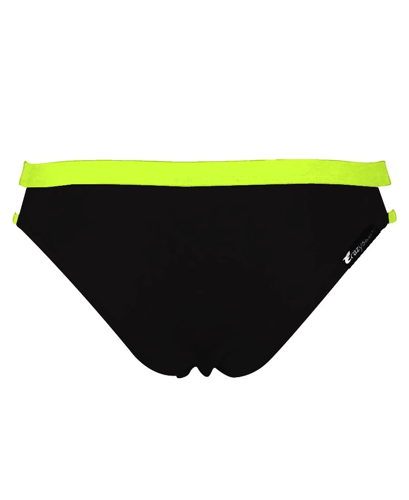 TYNDALL DOUBLE STRAP BRIEF - NOIR/JAUNE FLUO – Image 2