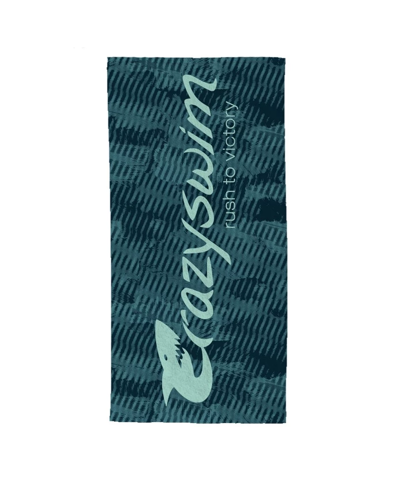 SERVIETTE - CRAZY SPORT TOWEL - CLAWS BLEU